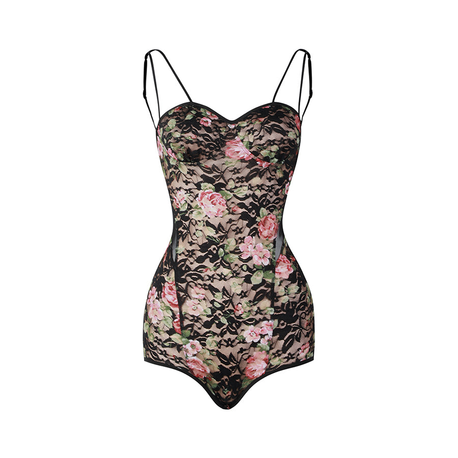 Z Girls Lace Backless Dancewear Practice Tops Bodysuit