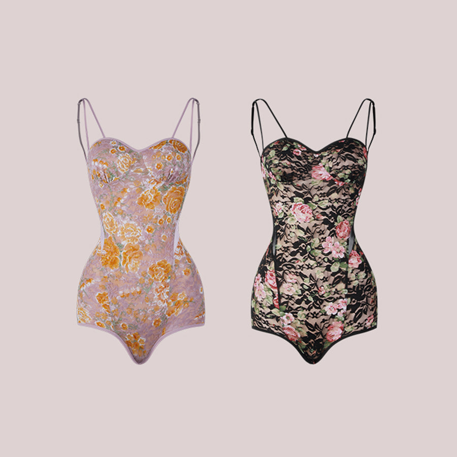 Z Girls Lace Backless Dancewear Practice Tops Bodysuit