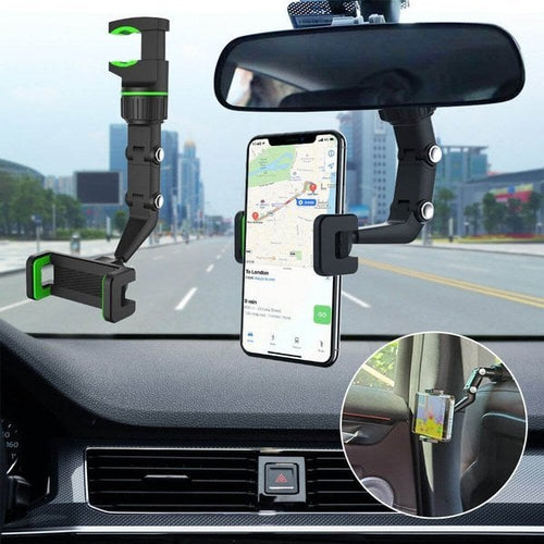 Summer Sale 40%OFF🌹Multifunctional Rearview Mirror Phone Holder