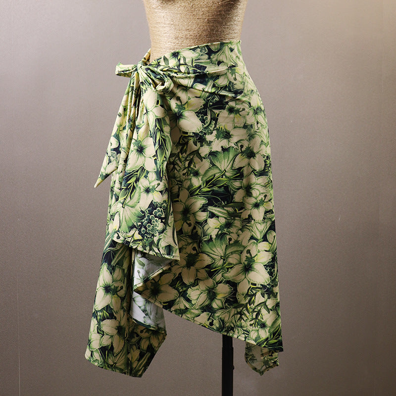 Women's Milk Silk Latin Dance Skirt Training Performance Wear