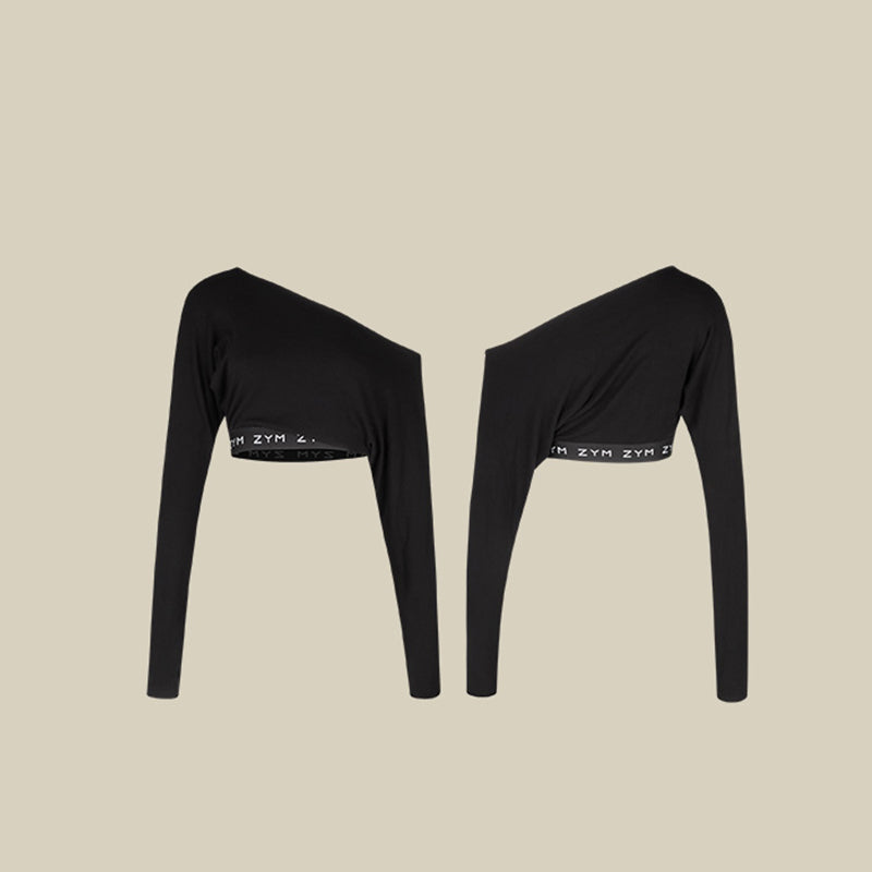 Z Women's Black Latin Dance Tops DanceWear Training Performance Dance Tops