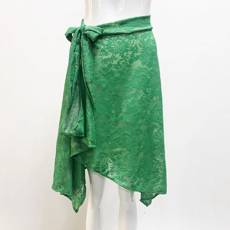 Women's Milk Silk Latin Dance Skirt Training Performance Wear