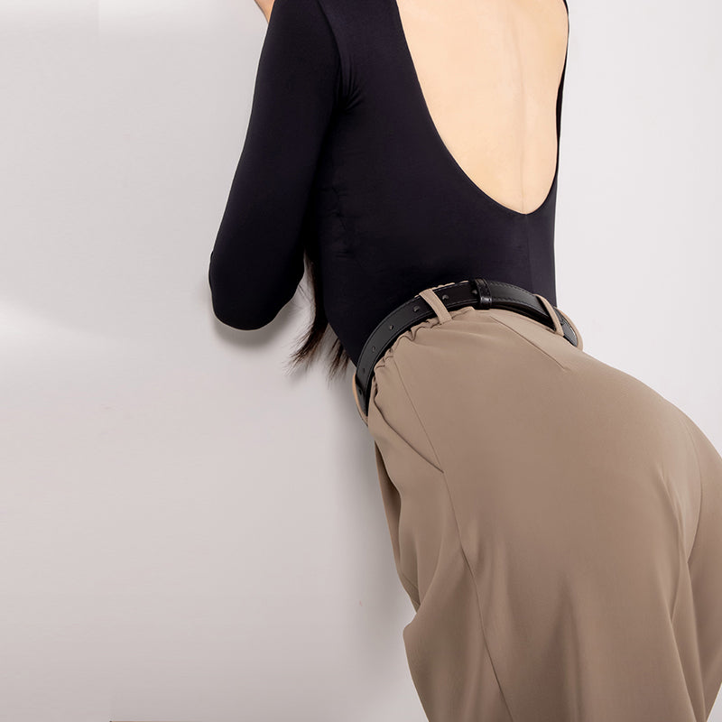 YES Women's High Waist Pants Latin Dance Wear Training Performance Pants