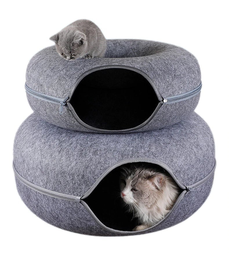 "Hide-and-seek" Wendy Cat Tunnel Bed