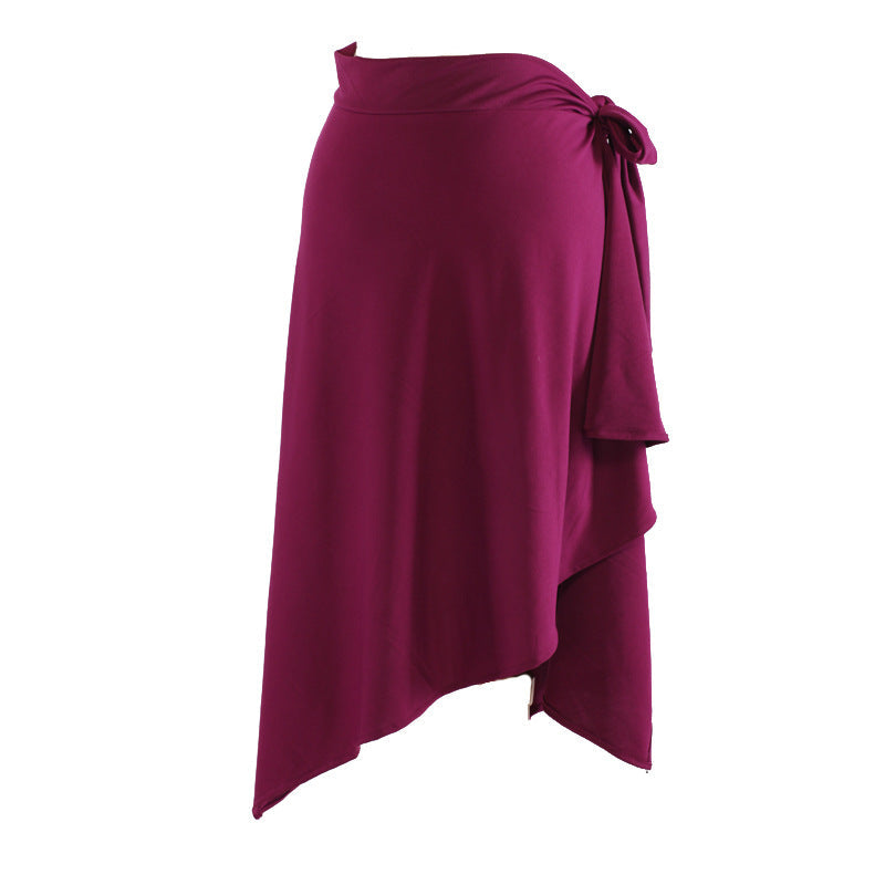 Women's Milk Silk Latin Dance Skirt Training Performance Wear