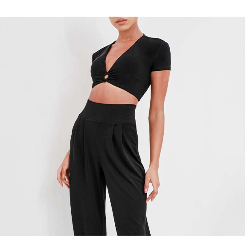 Z Women's Lace-Up Top DanceWear Dance Tops