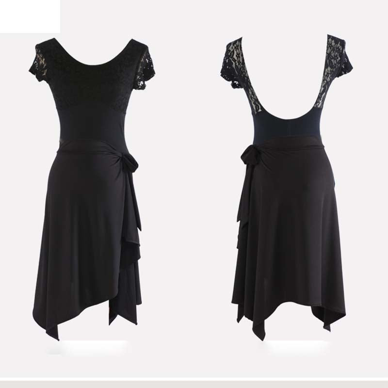 Women's Milk Silk Latin Dance Skirt Training Performance Wear