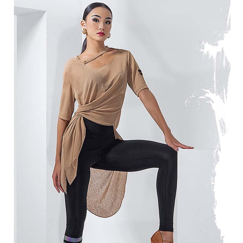 WJJ Women’s Loose Dance Tops Professional Training Clothes