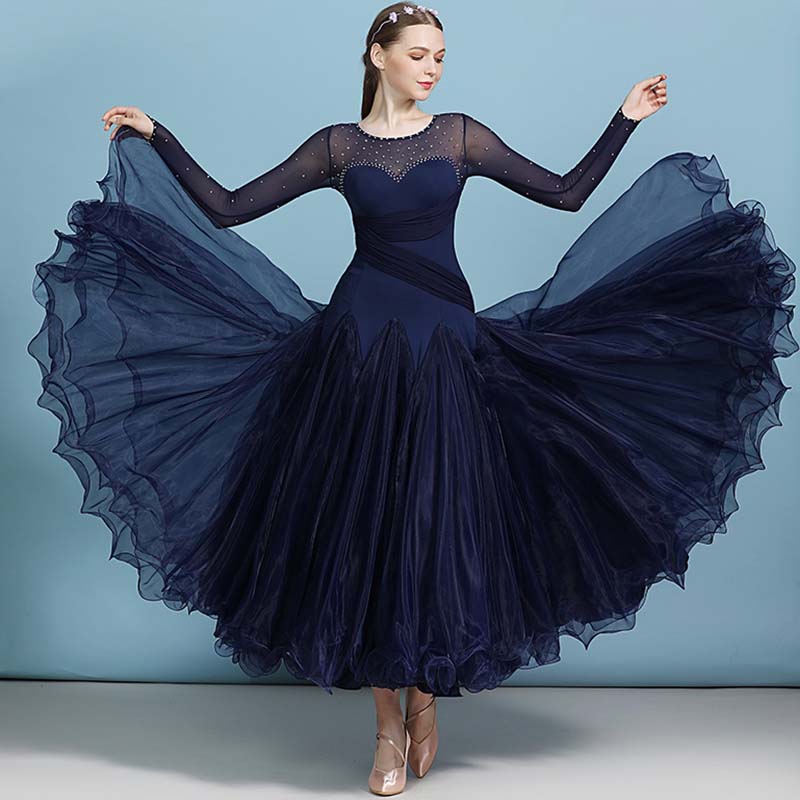Women's Modern Dance Dress Ballroom Dance Dress Performance Swing Dress