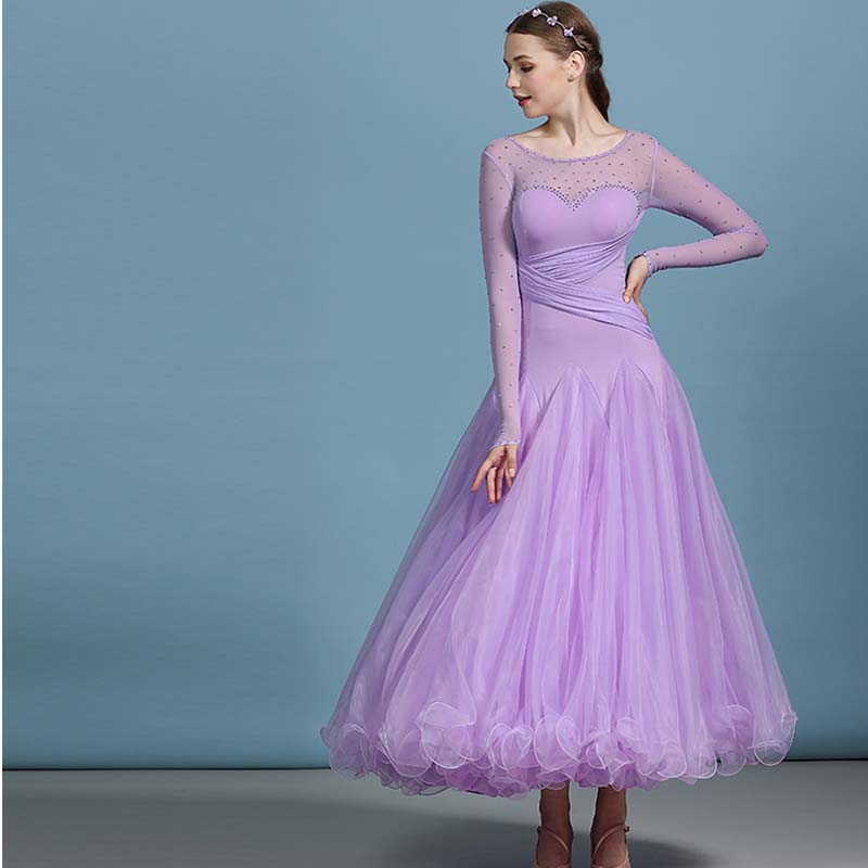 Women's Modern Dance Dress Ballroom Dance Dress Performance Swing Dress