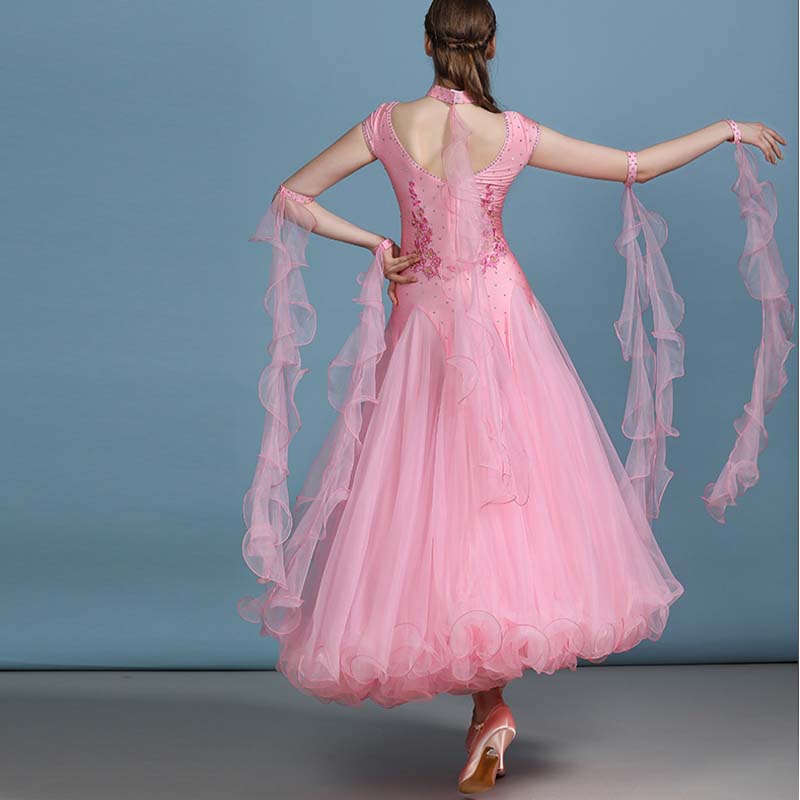 Customisable-Women's Modern Waltz Dress Ballroom Dress Swing Dress Competition