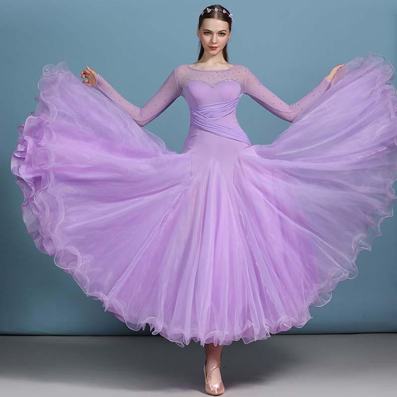 Women's Modern Dance Dress Ballroom Dance Dress Performance Swing Dress