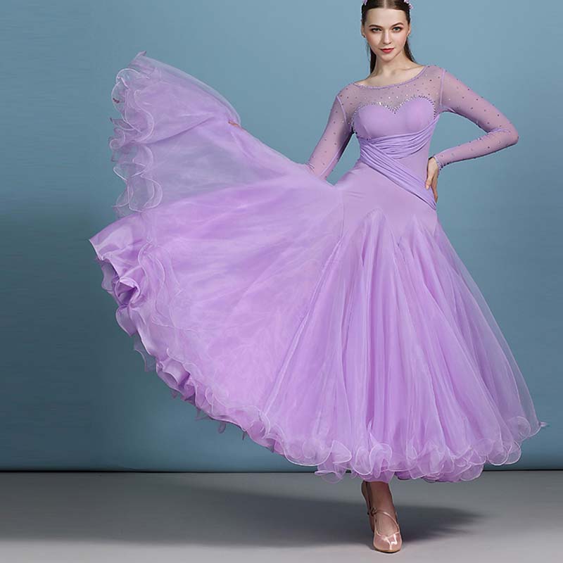 Women's Modern Dance Dress Ballroom Dance Dress Performance Swing Dress