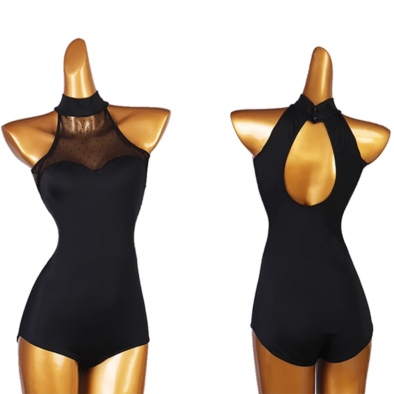 YZY Women's Sleeveless Latin Dance Tops Ballroom Dance Wear
