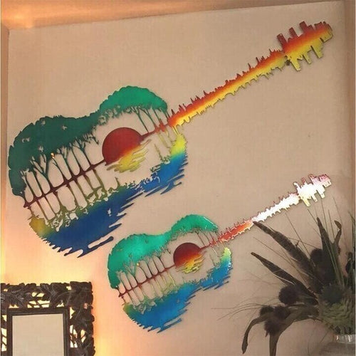 NEW YEAR SALE 40% OFF-Guitarist Art🎸MEGRAIDANTM️ Handmade Abstract Guitar Metal-BUY 2 FREE SHIPPING