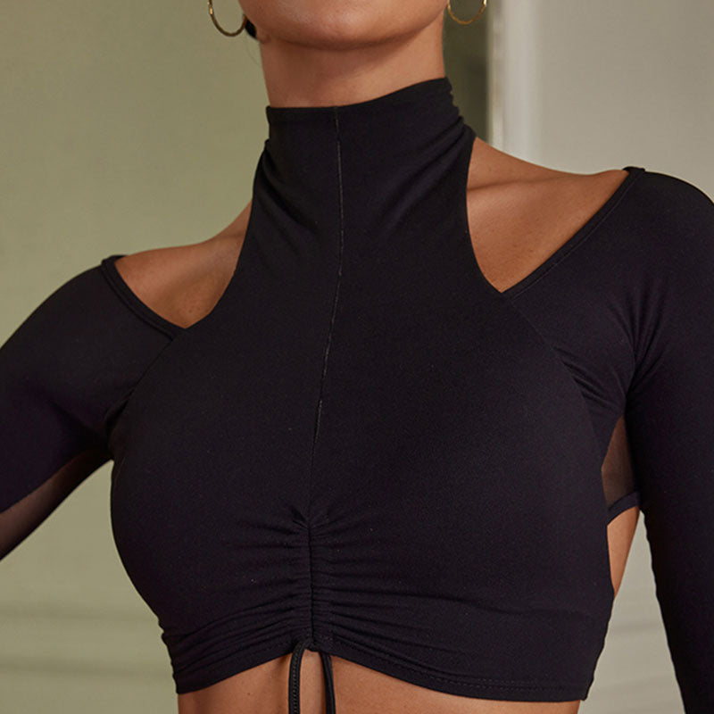 Z Women's Long Sleeve Latin Dance Tops Dance Wear Dance Tops