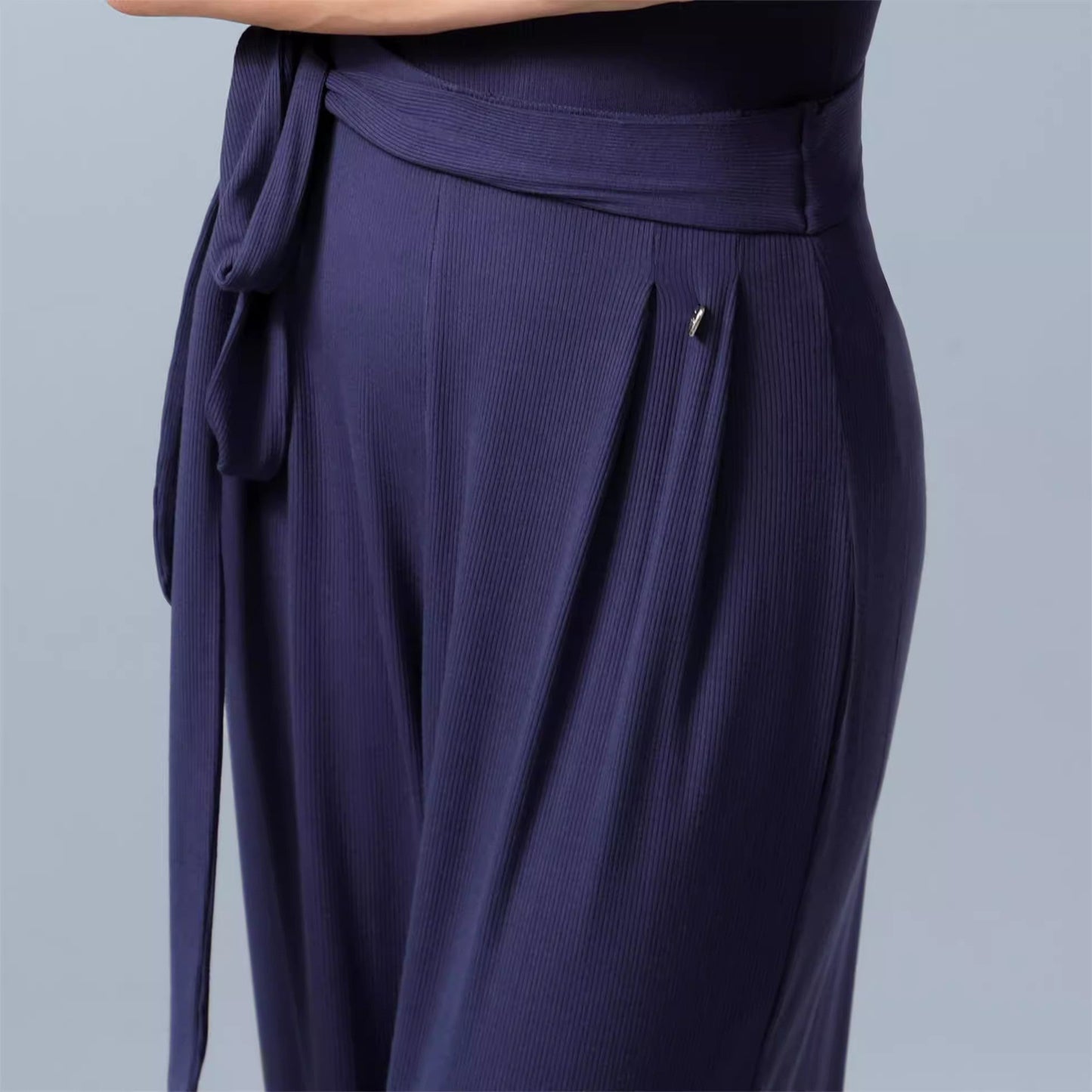 TID Women's High Waist Pants Ballroom Dance Wear Training Performance Pants