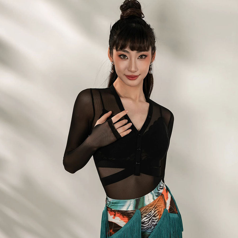 YES Women's Long Sleeve DanceWear Training Performance Tops