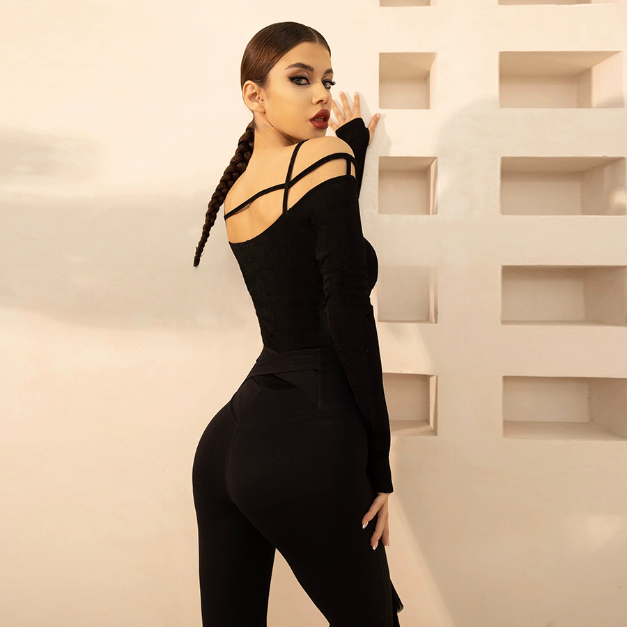 MEI Women's Dancewear Professional Dance Practice Clothes Bodysuits