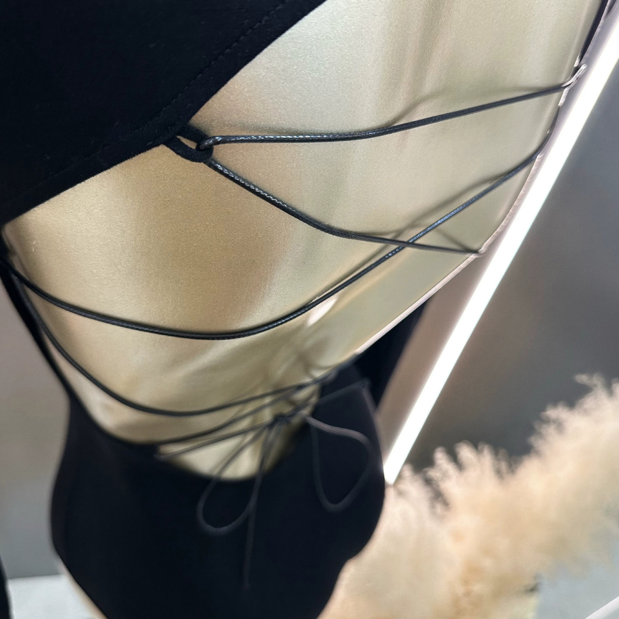 MEI Women's Backless Dancewear Professional Dance Practice Clothes Bodysuits