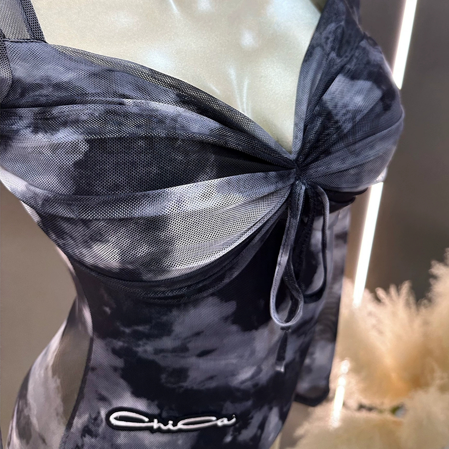 MEI Women's Prints Dancewear Professional Dance Practice Clothes Bodysuits