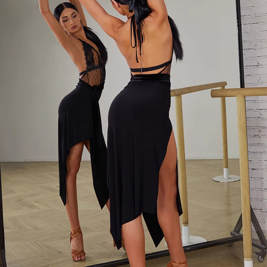 Z Women's Ruffle Dance Skirt Training Performance Dancewear