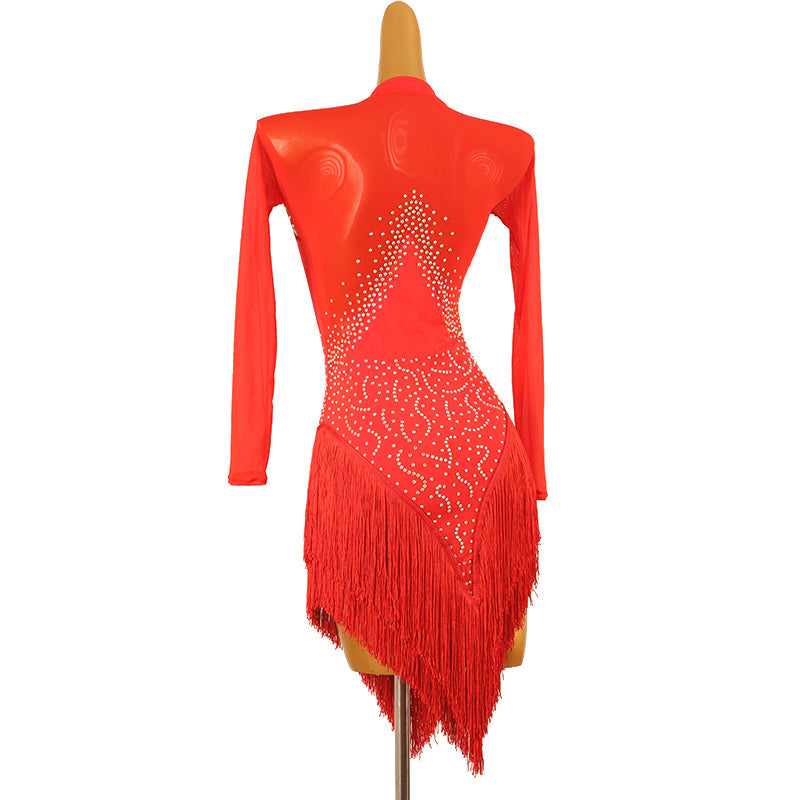 Customisable-Women's Diamante Dance Dresses Competition Dress Performance Costume