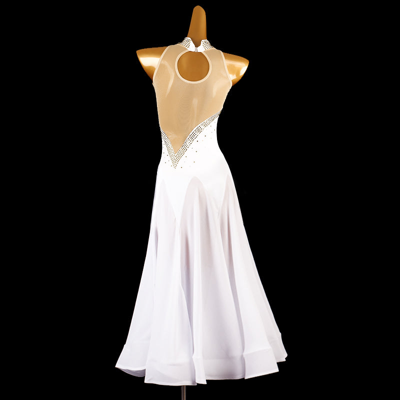 Customisable-Women's Sleeveless DanceWear Ballroom Dance Dress