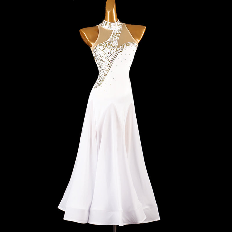 Customisable-Women's Sleeveless DanceWear Ballroom Dance Dress