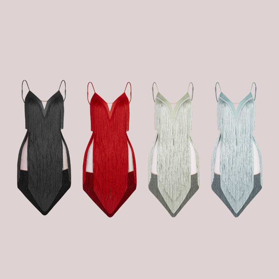 Z Women's Sleeveless Backless Dance Dress DanceWear Training Performance Dress