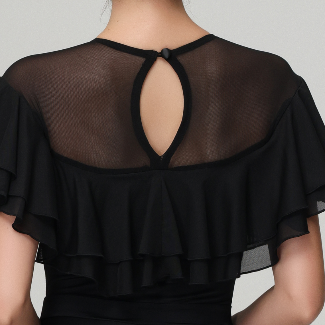 Customisable-Women's Round Neck Waltz Modern Ballroom Dance Dress Competition Dresses