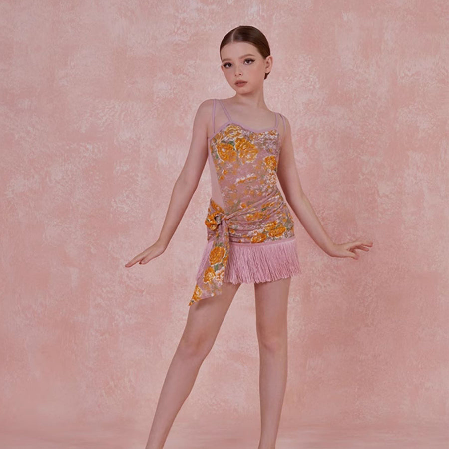 Z Girls Lace Backless Dancewear Practice Tops Bodysuit