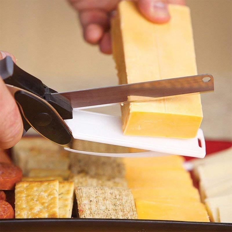 Kitchen Scissors with Cutting Board