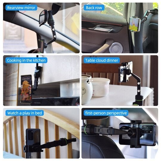 Summer Sale 40%OFF🌹Multifunctional Rearview Mirror Phone Holder