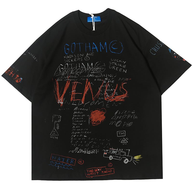 Graffiti Print T-shirt