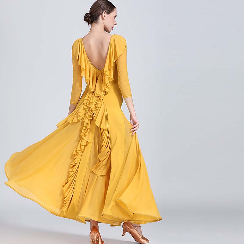 Women's Practice Dress Performance Dress Modern Dress Ballroom Dance Dress