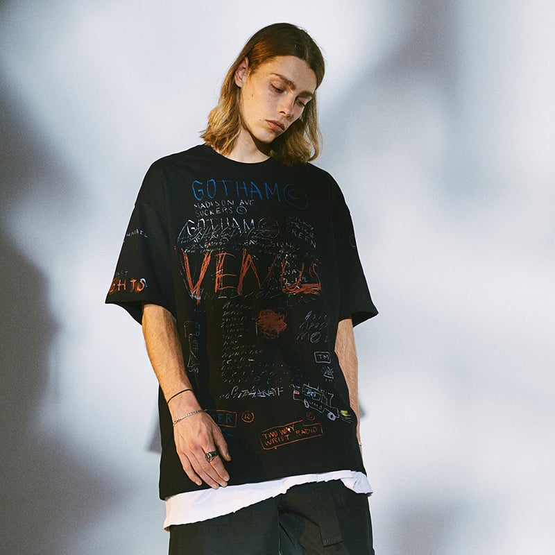 Graffiti Print T-shirt