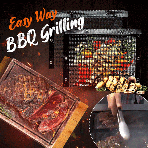 🔥Semi-Annual Sale - $5 Off - Reusable Non-Stick BBQ Mesh Grilling Bags