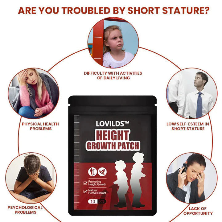 LOVILDS⢠Herbal Height Increasing Foot Patchđż - Awaken Pituitary Growth Hormone