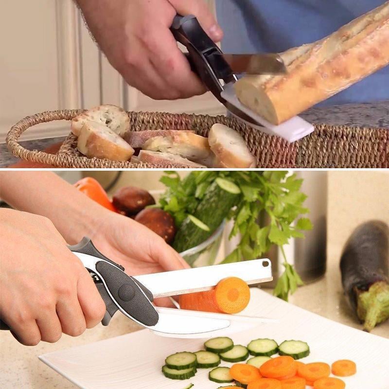 Kitchen Scissors with Cutting Board