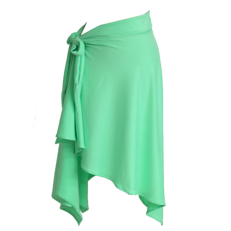 Women's Milk Silk Latin Dance Skirt Training Performance Wear
