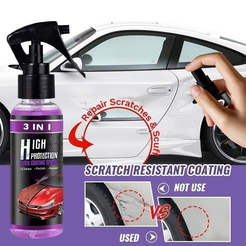 š„Hot Saleš„3 in 1 High Protection Quick Car Coating Spray(š suitable for all colors car paint)