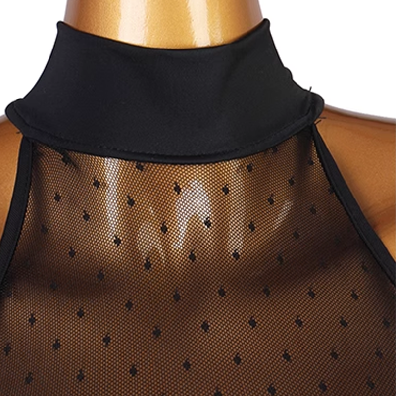 YZY Women's Sleeveless Latin Dance Tops Ballroom Dance Wear