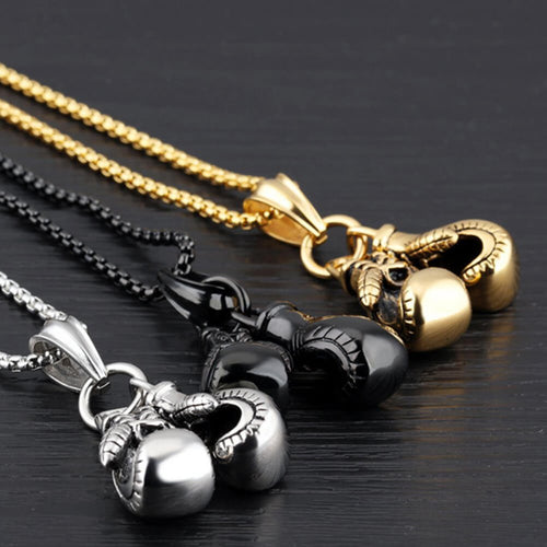 Boxing Glove Pendant+Necklace