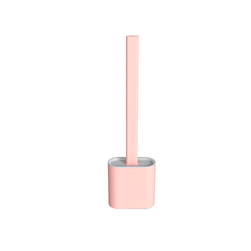 Revolutionary Silicone Flex Toilet Brush With Holder