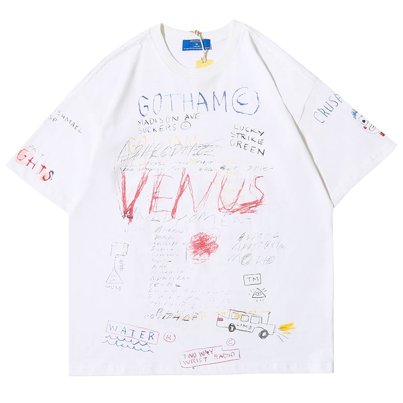Graffiti Print T-shirt