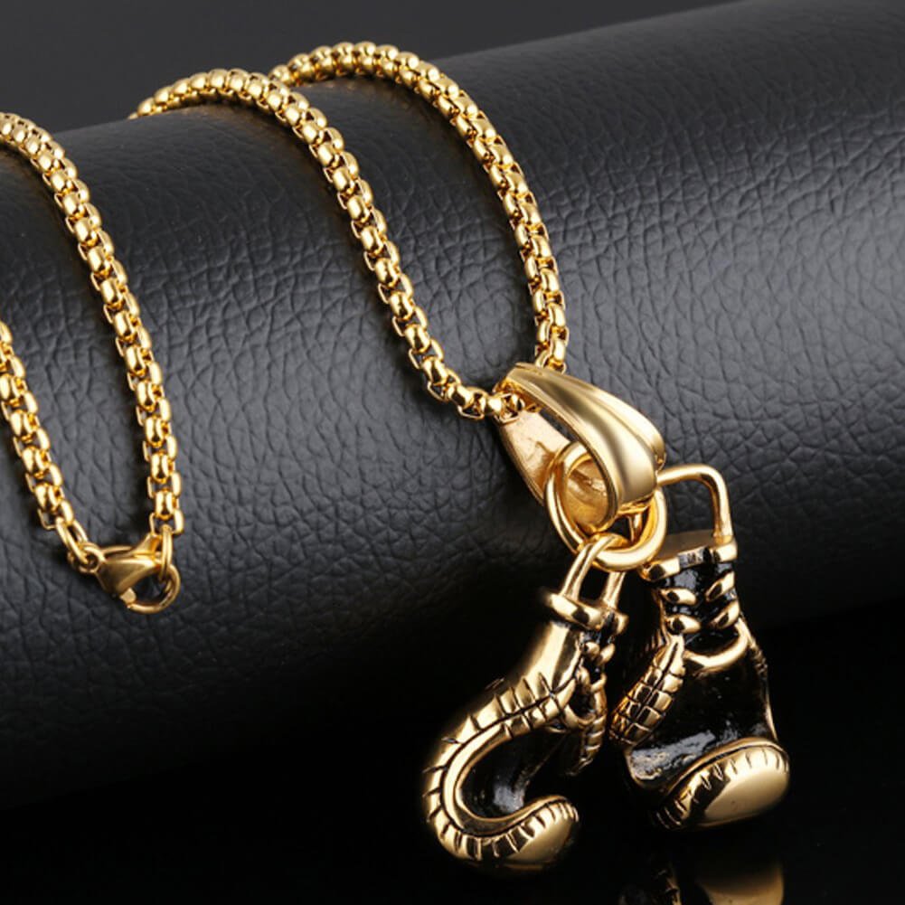 Boxing Glove Pendant+Necklace