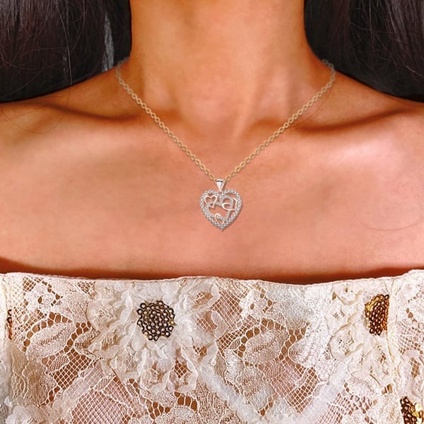 Interlocking Hearts Necklace -👩❤️👩''Sisters of my soul & Friends of my HEART''💕