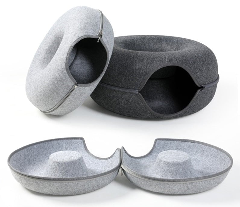 "Hide-and-seek" Wendy Cat Tunnel Bed