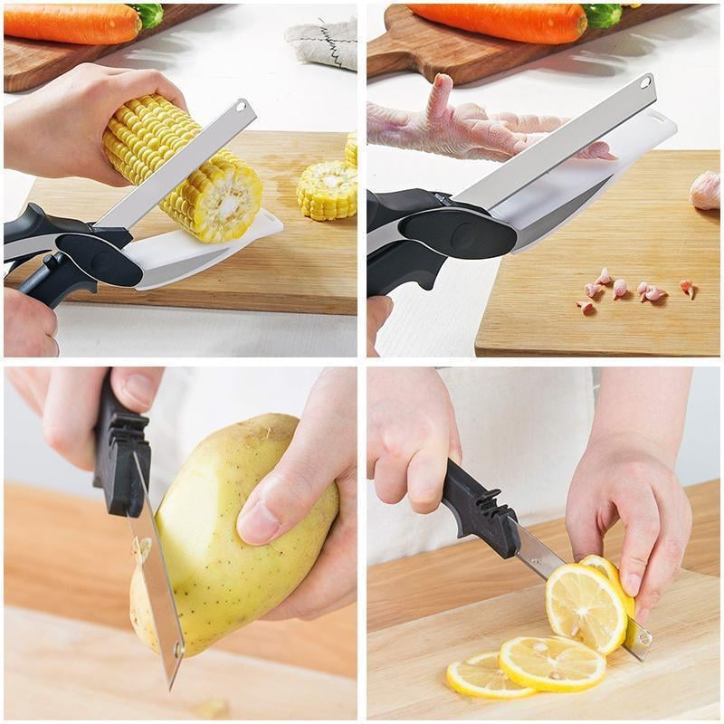 Kitchen Scissors with Cutting Board